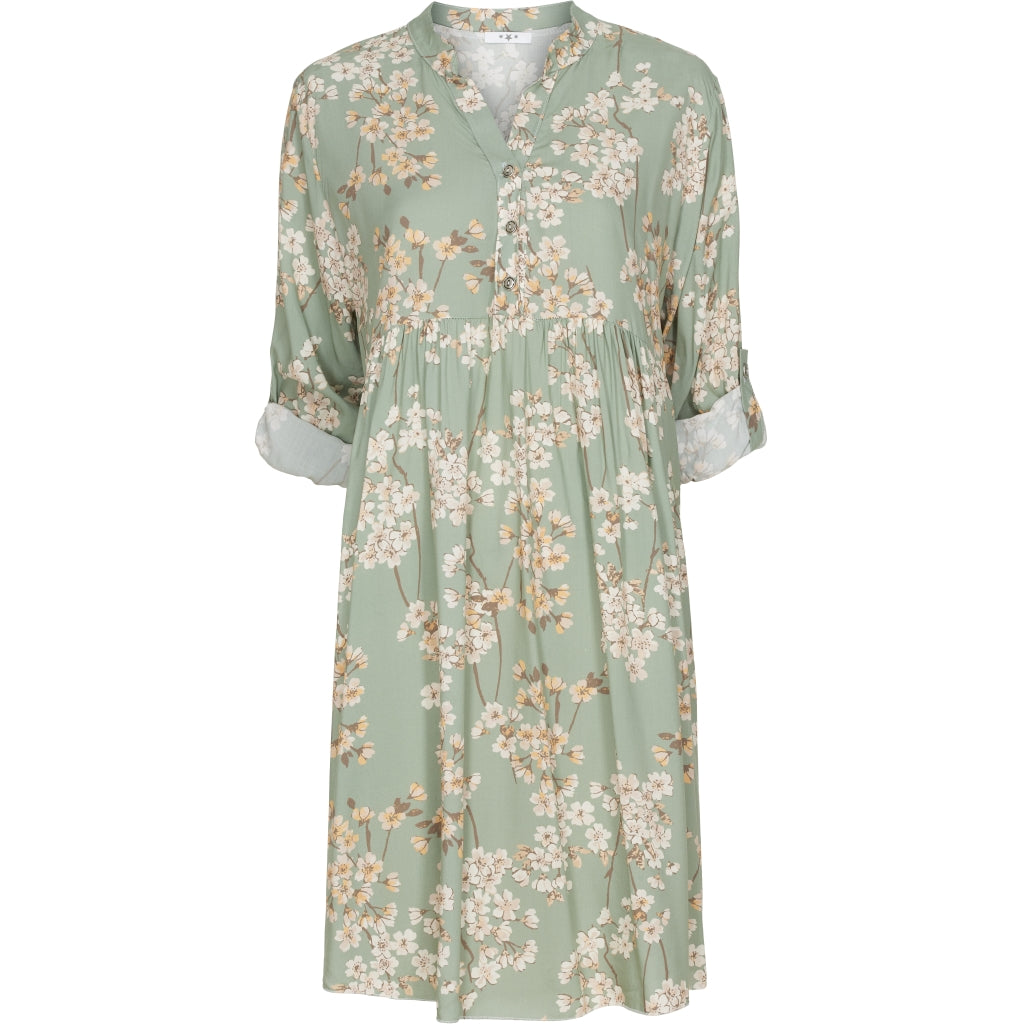 Blomstret sommerkjole - Green på udsalg