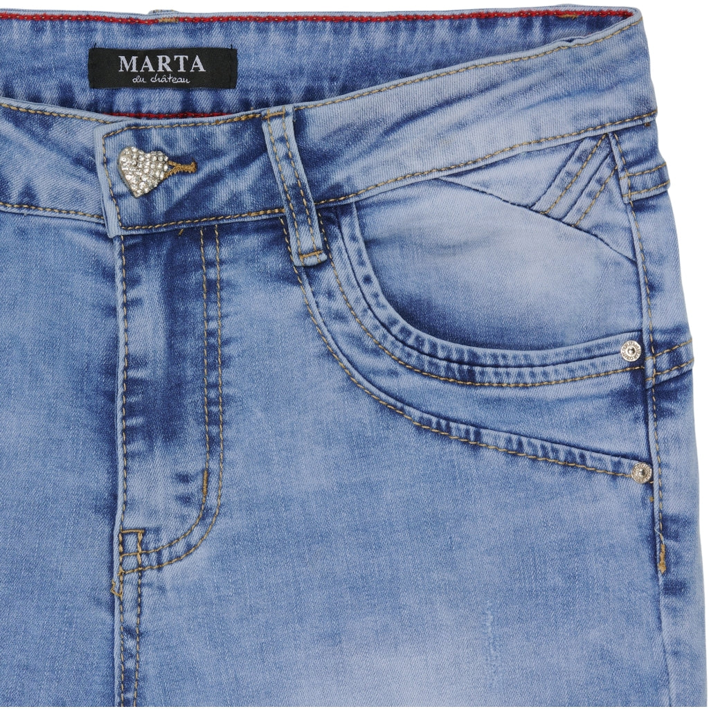 Marta Du Chateau dame jeans Emma 2667 - Denimbluedenim