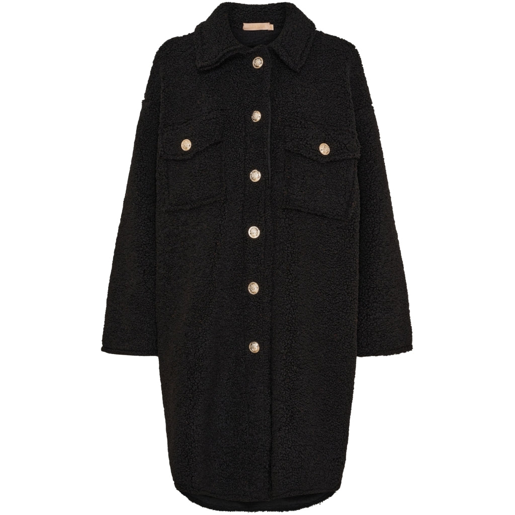 Marta du Chateau dame teddy jakke MdcLois 21391 - Black
