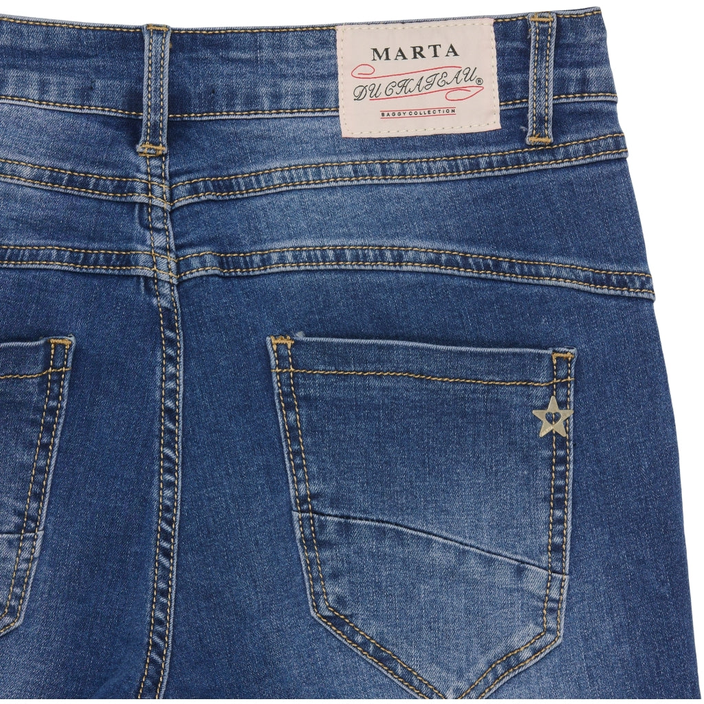 Marta Du Chateau dame jeans MDCEdith MDC112-22216 - Col/Size Online salg