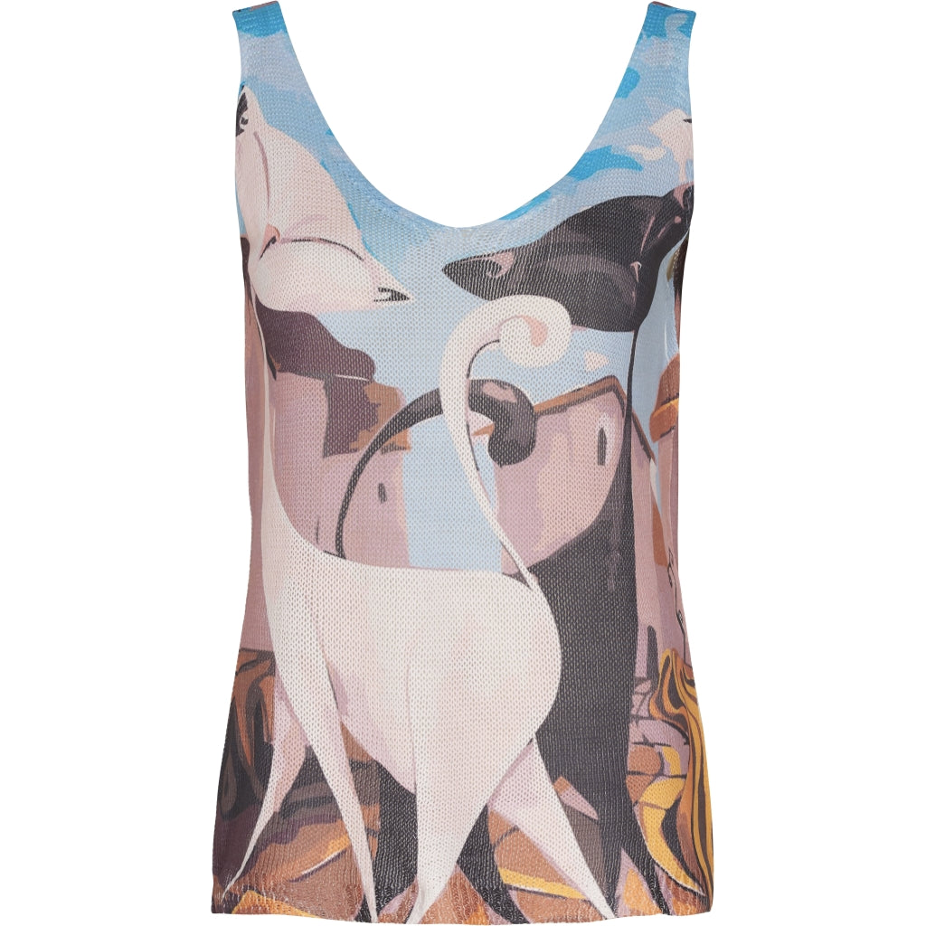 Multifarvet Top - Multi color