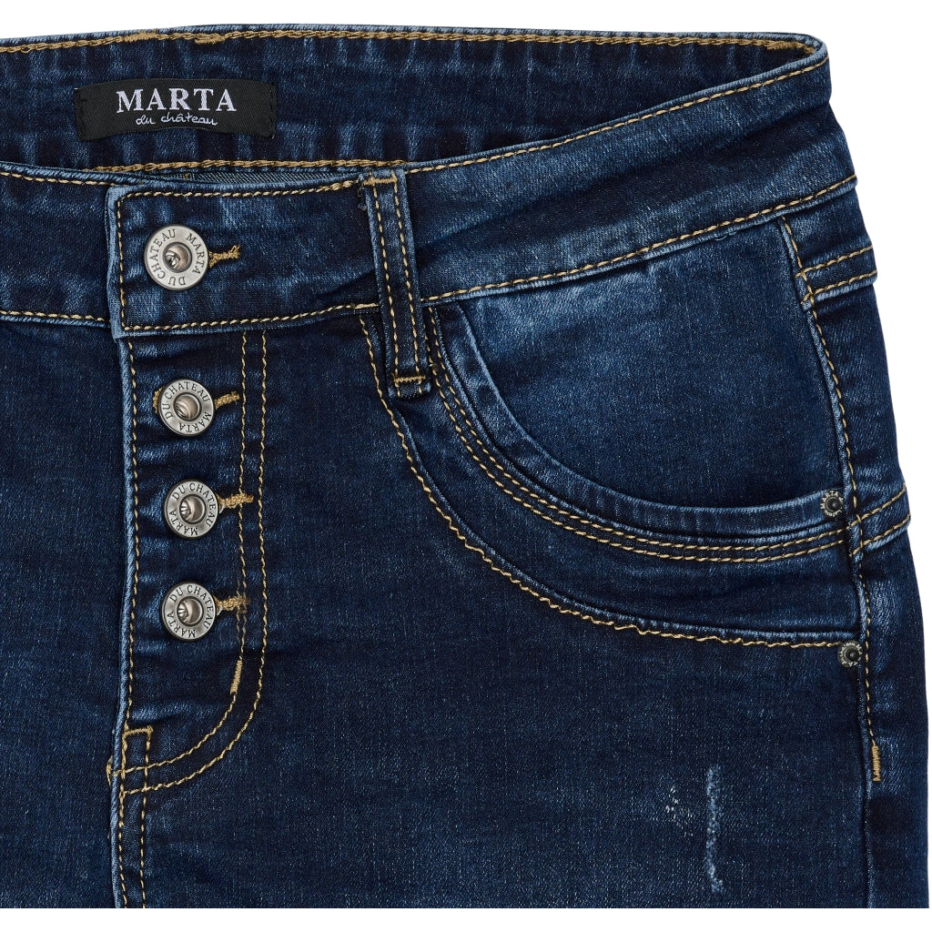Marta Du Chateau dame Emma Jeans 2503 - Denim