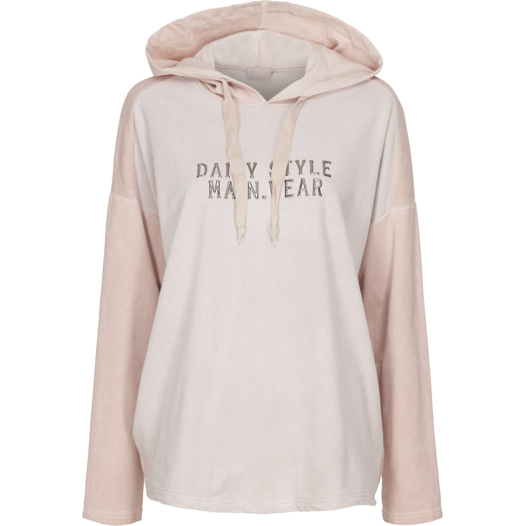 Sweatshirt med hætte - Rose