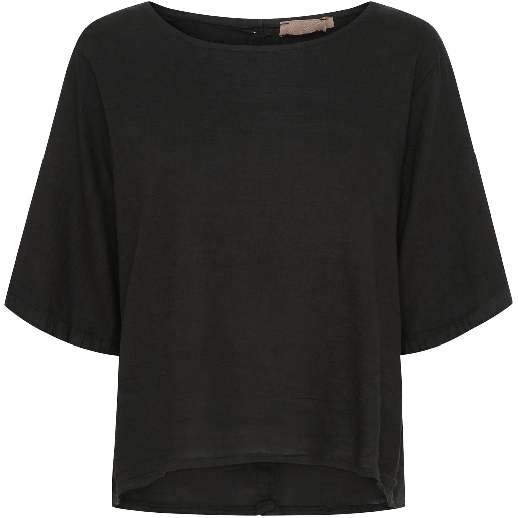 Marta Du Chateau dame bluse 83428 - Black New på udsalg