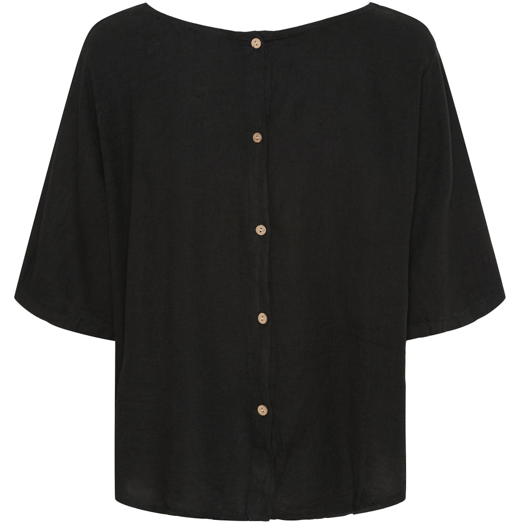 Marta Du Chateau dame bluse 83428 - Black New på udsalg