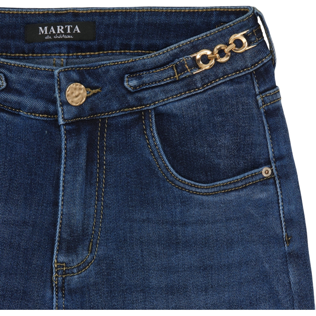 Marta du Chateau dame jeans MdcTanny MDC190-JP26212 - Denim