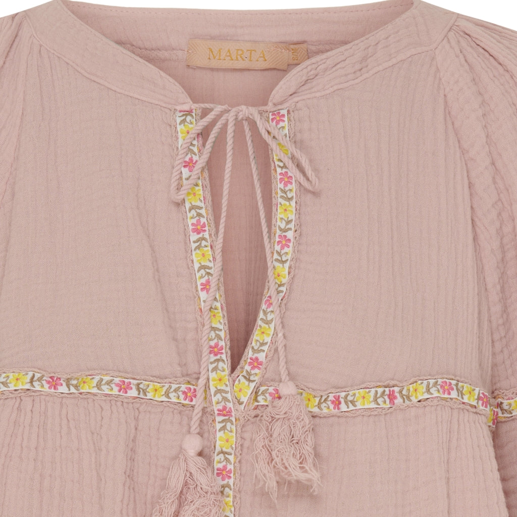 Marta Du Chateau dame bluse MdcDebora - Cipria rose