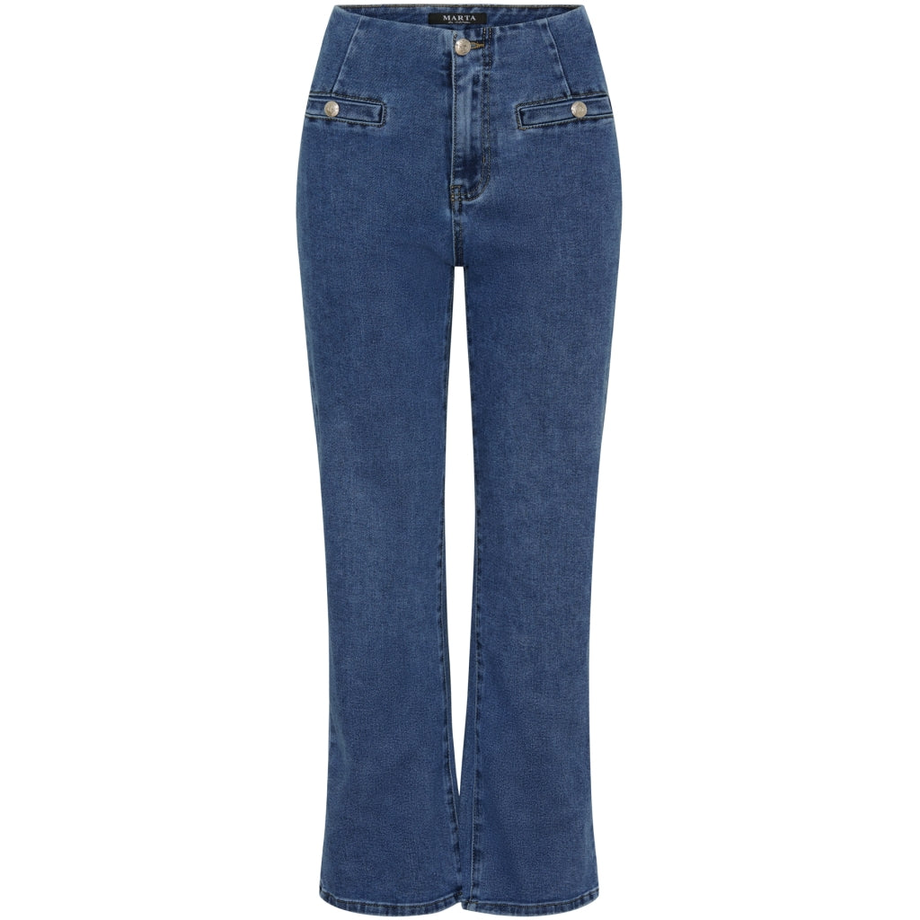 Marta du Chateau dame jeans MdcAgustina Mdc172-26181 - Dark Blue Denim