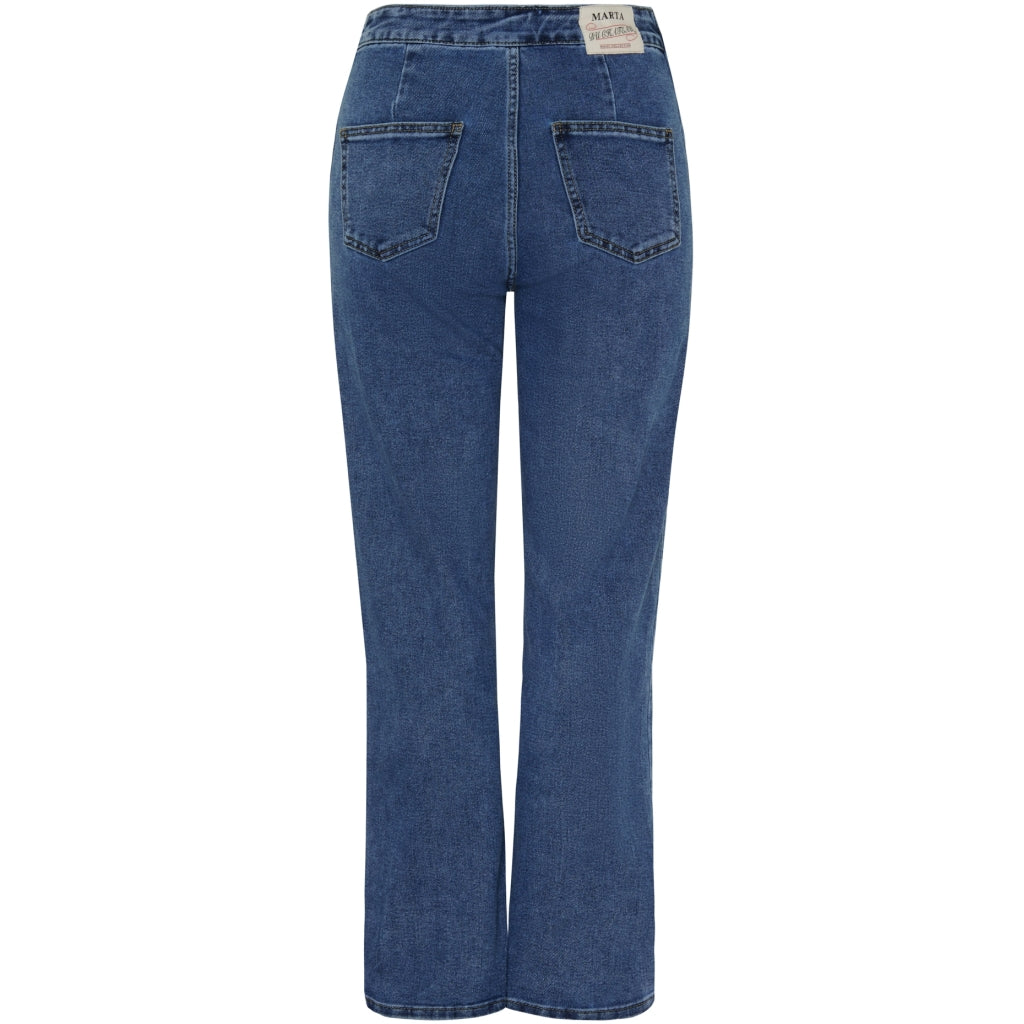 Marta du Chateau dame jeans MdcAgustina Mdc172-26181 - Dark Blue Denim