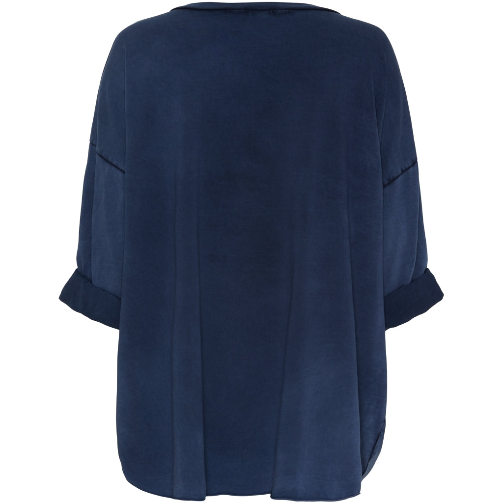 Marta du Chateau dame bluse MdcLora 69294 - Navy Udsalg
