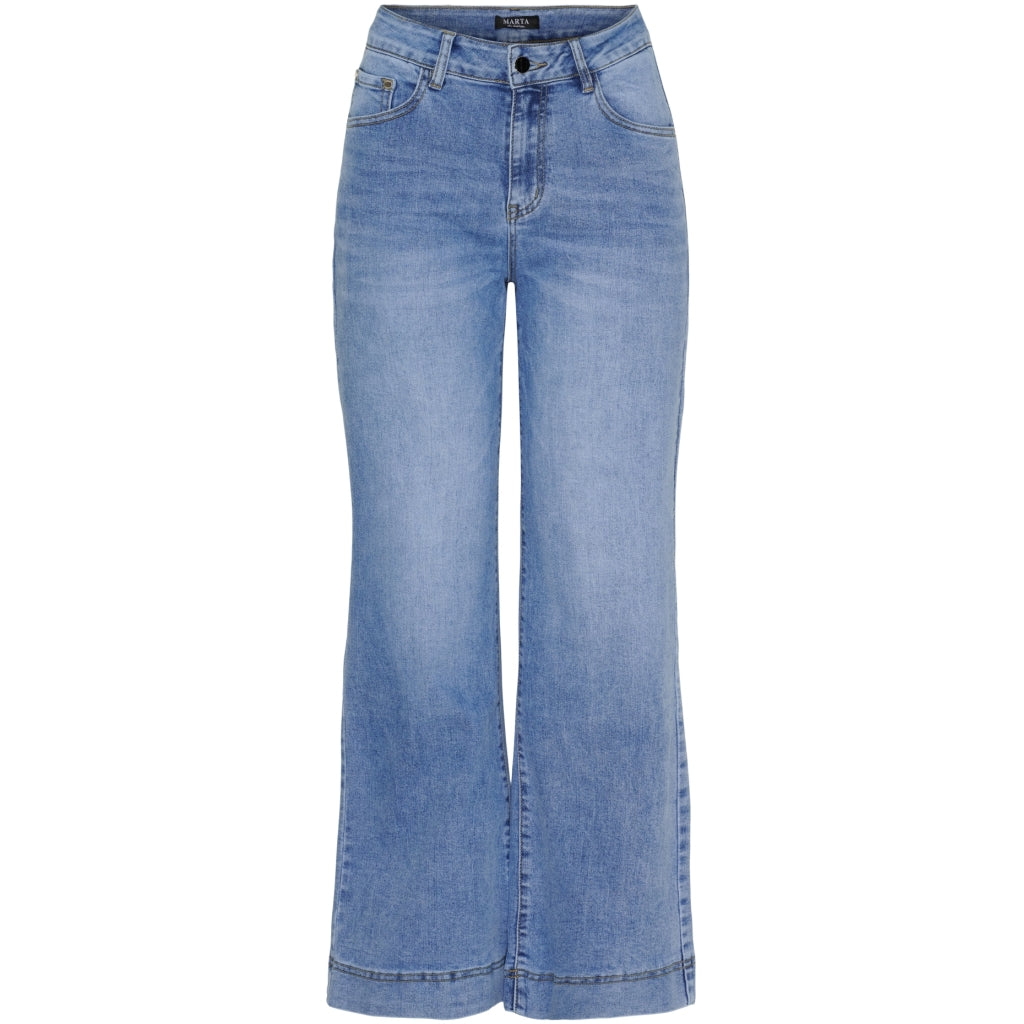 Marta du Chateau dame jeans MdcSolene MDC201-8215 - Blue Denim Udsalg