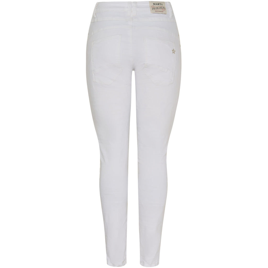 Marta Du Chateau dame jeans Emma 2563-11 - White