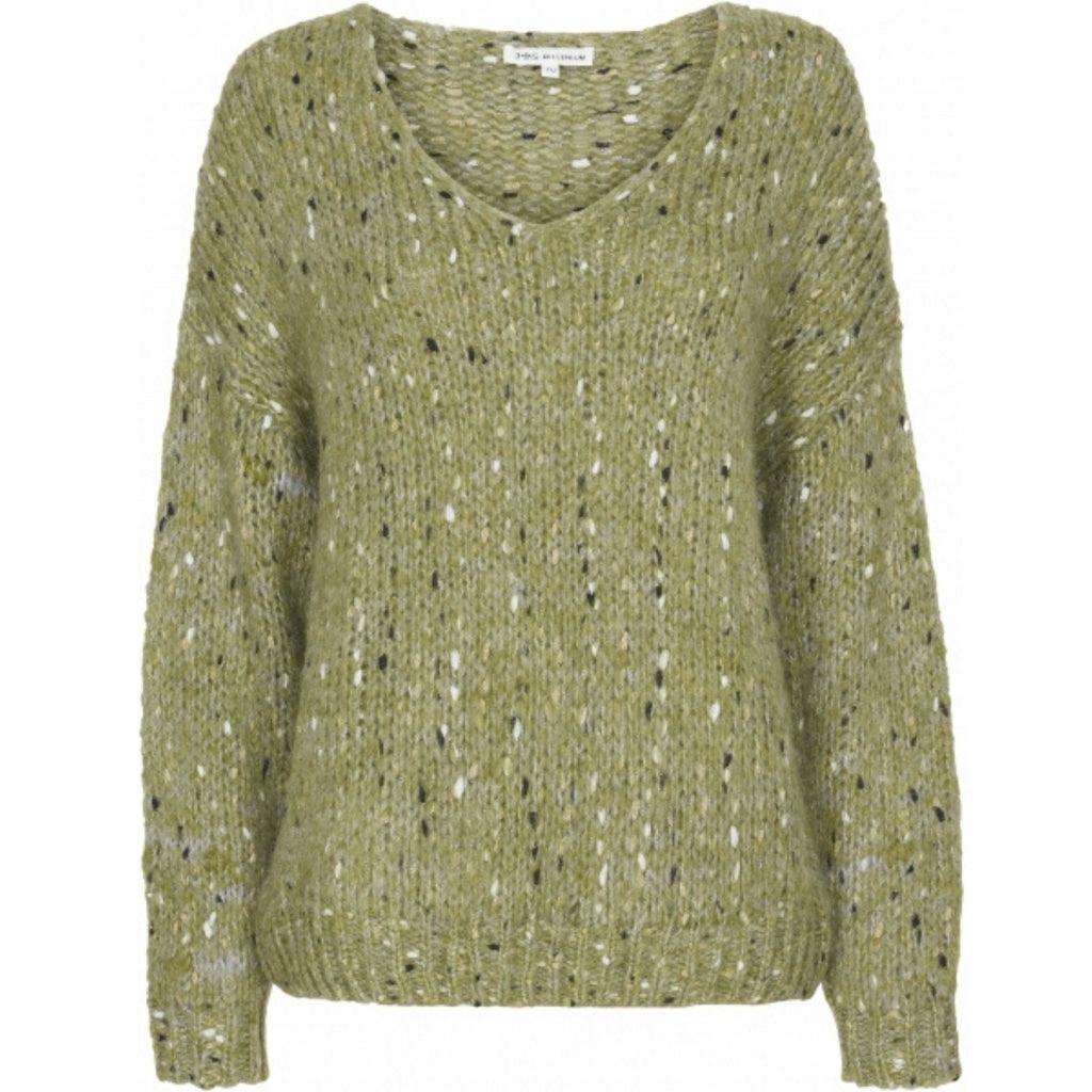 Mønstret strik - Green