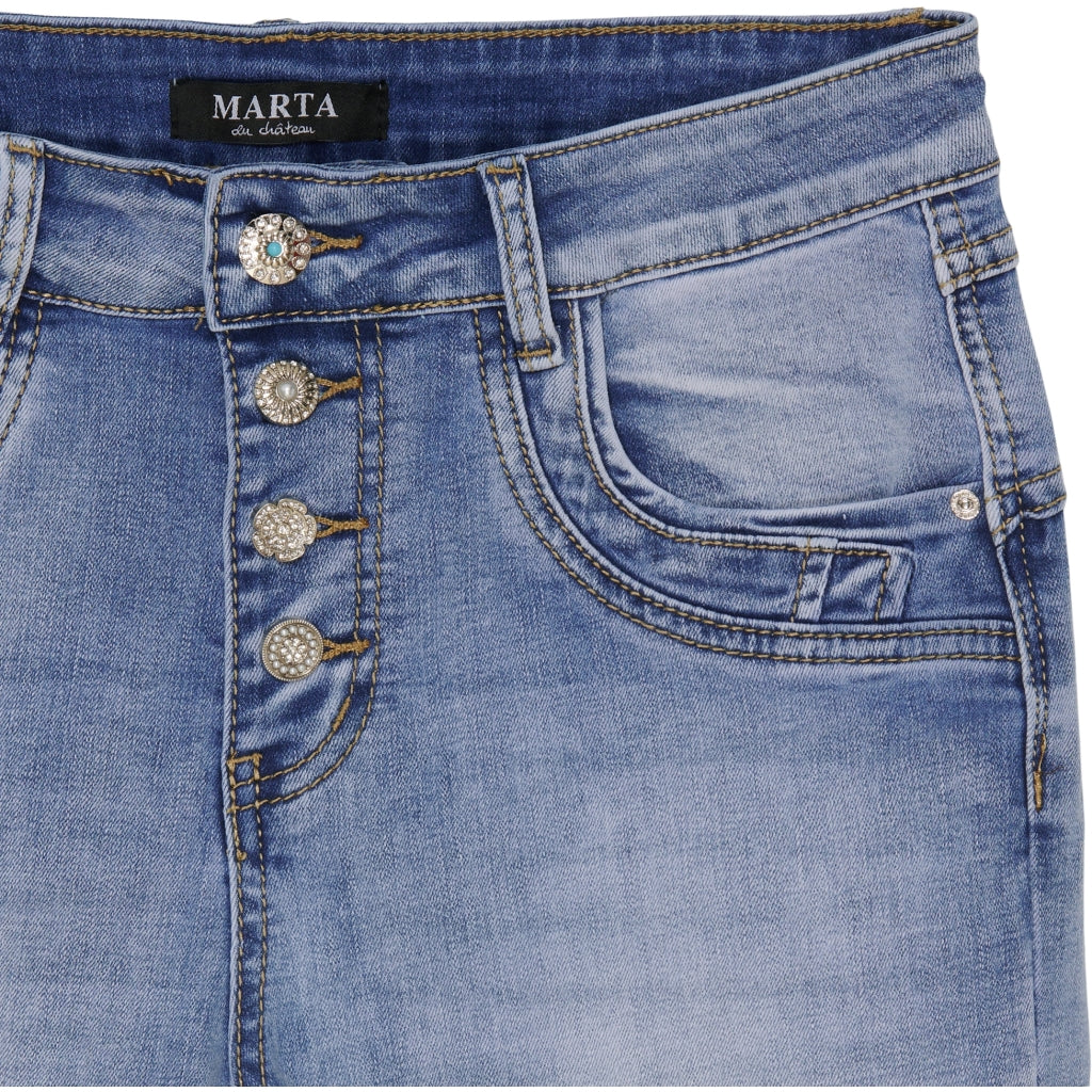 Marta Du Chateau dame jeans Emma 2615 - Denimbluedenim