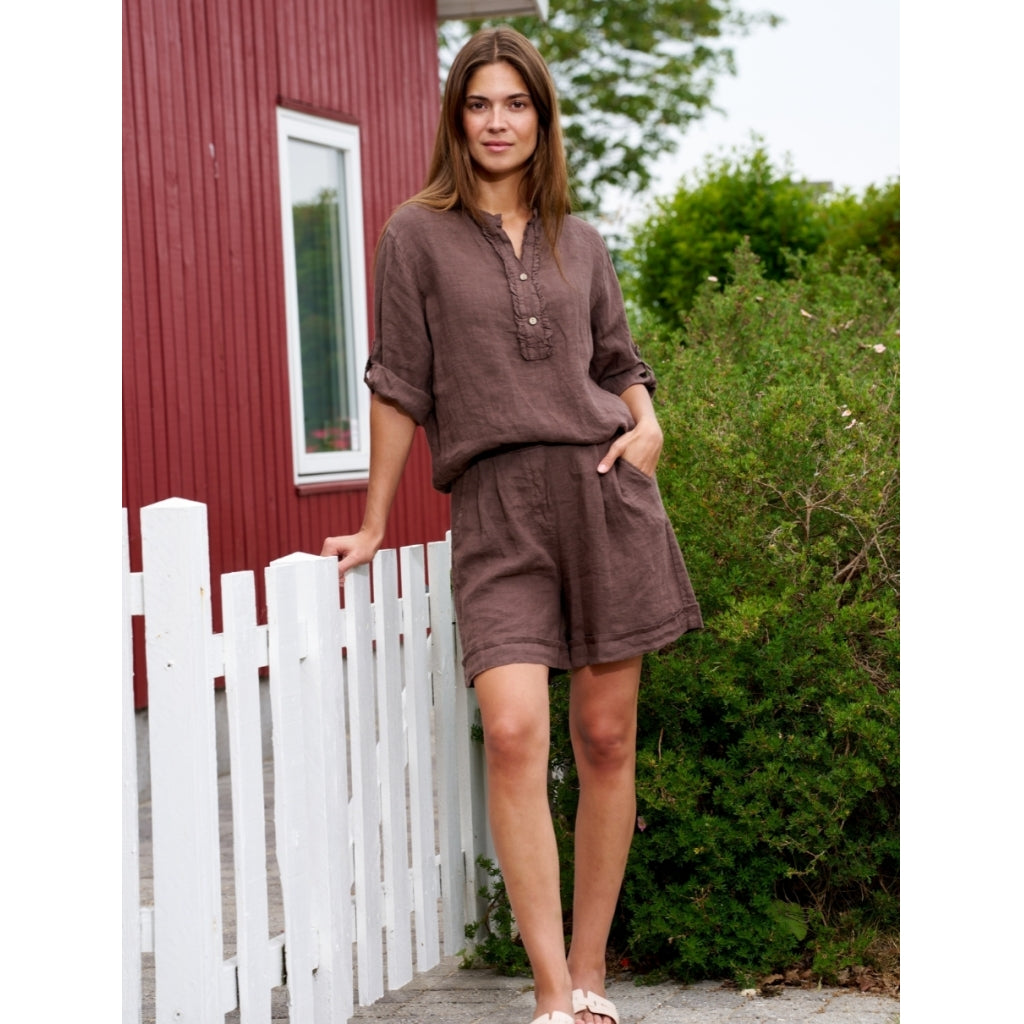 Marta Du Chateau dame shorts 61072 - Cold brown