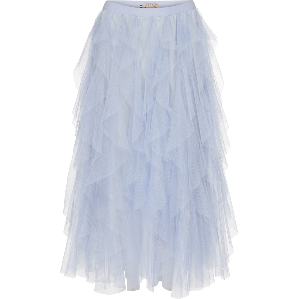 Tylnederdel med elastik - Light blue