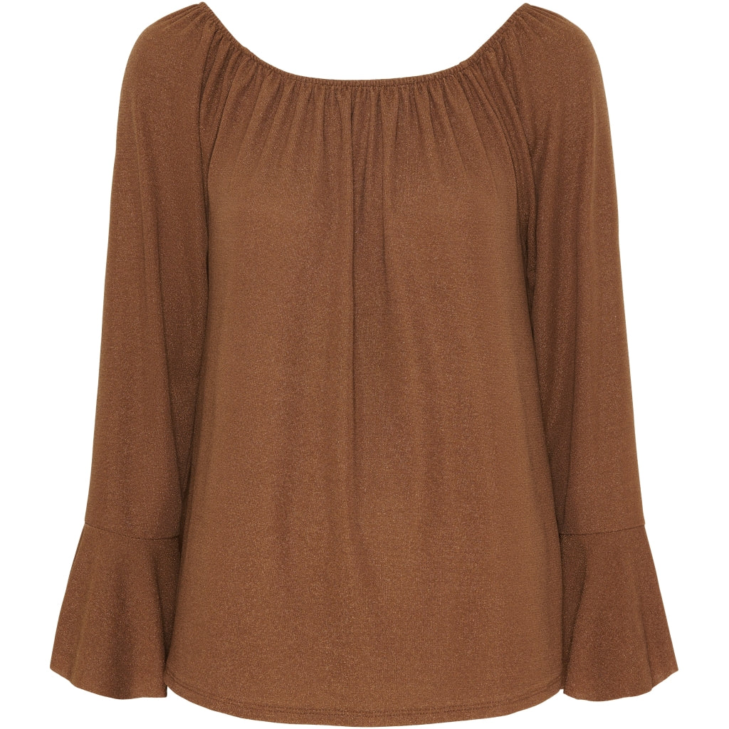 Marta Du Chateau dame bluse mdcAlexandra 6139 - Tabacco