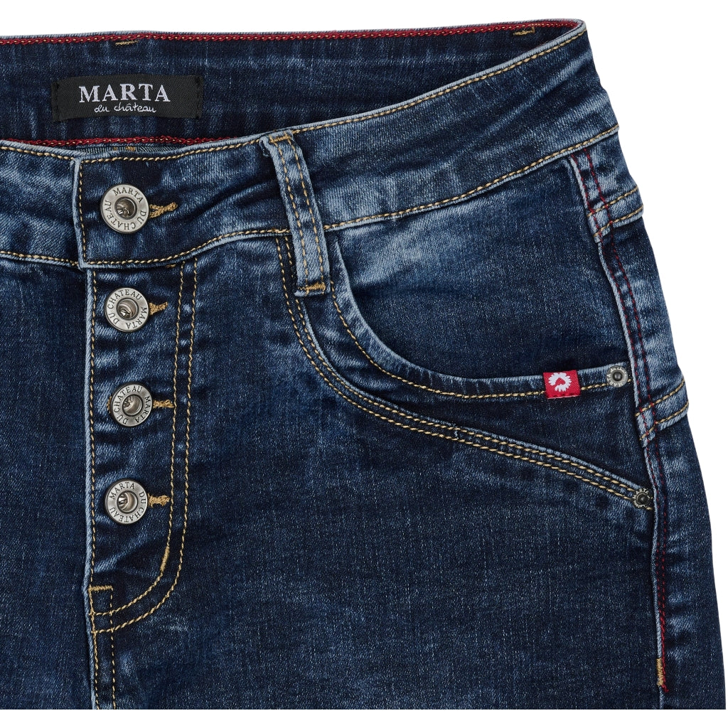 Marta Du Chateau dame Emma Jeans D - Denim