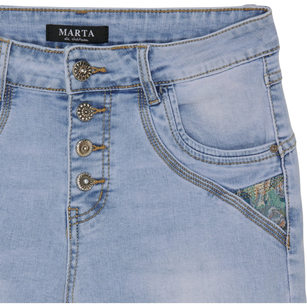 Marta Du Chateau dame jeans Emma 2630 - Denimbluedenim Rabat