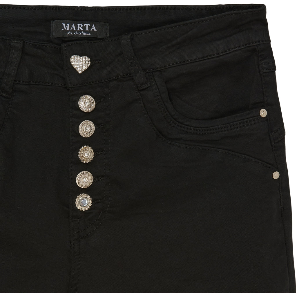 Marta Du Chateau dame jeans Emma 2665-1 - Denimblack