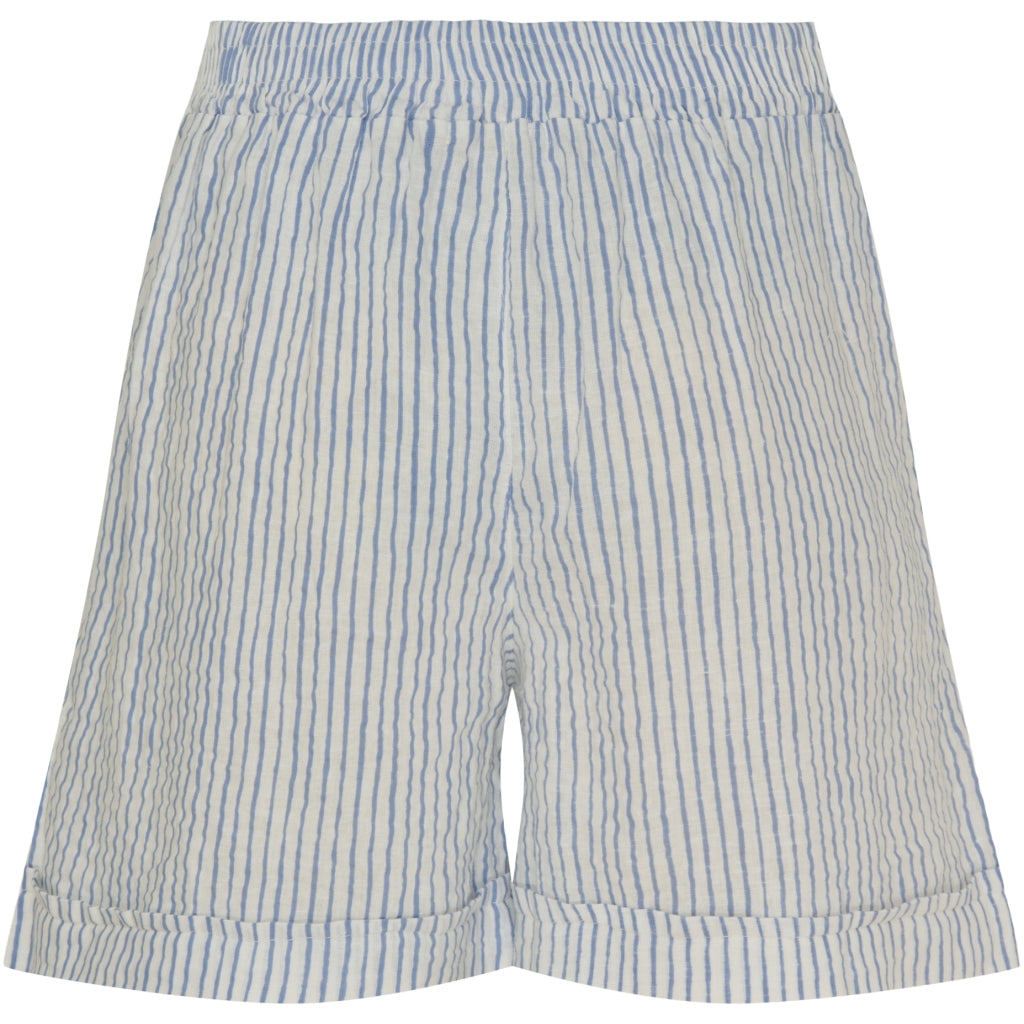 Marta Du Chateau dame shorts MdcSophia - Panna Jeans 1395 Stripe
