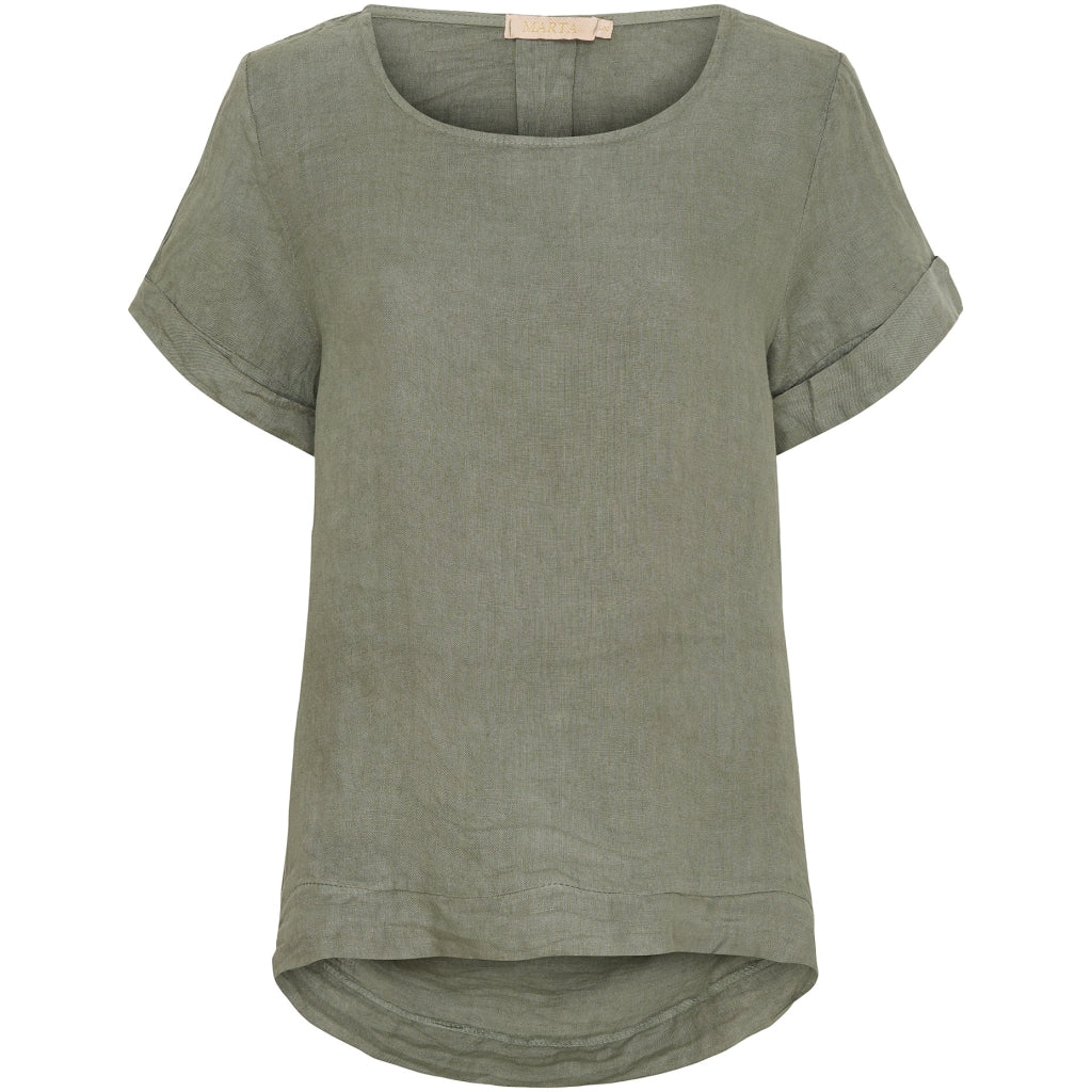 Marta Du Chateau dame bluse MdcNatalie - Military2828 Hot på udsalg