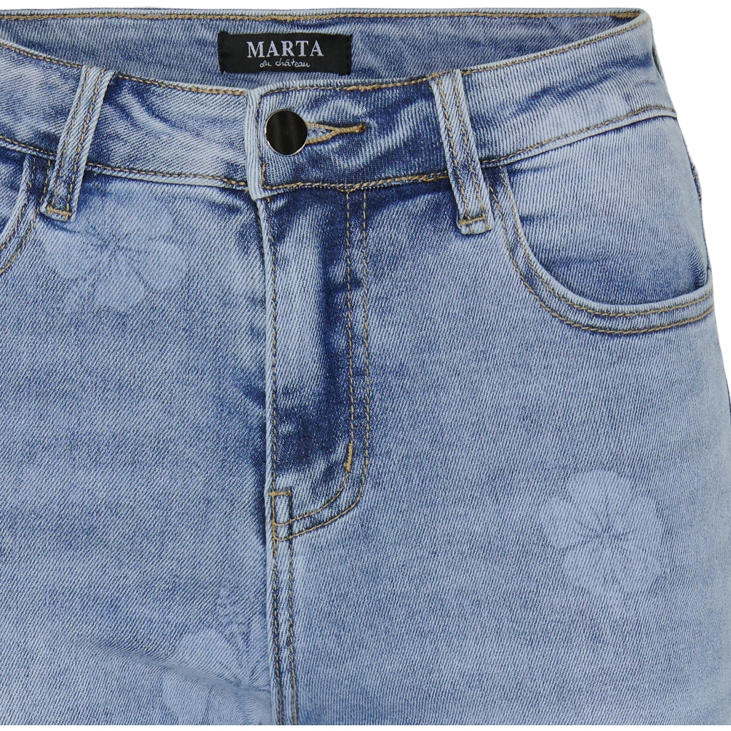 Marta Du Chateau dame jeans MdcAlmira - Denim