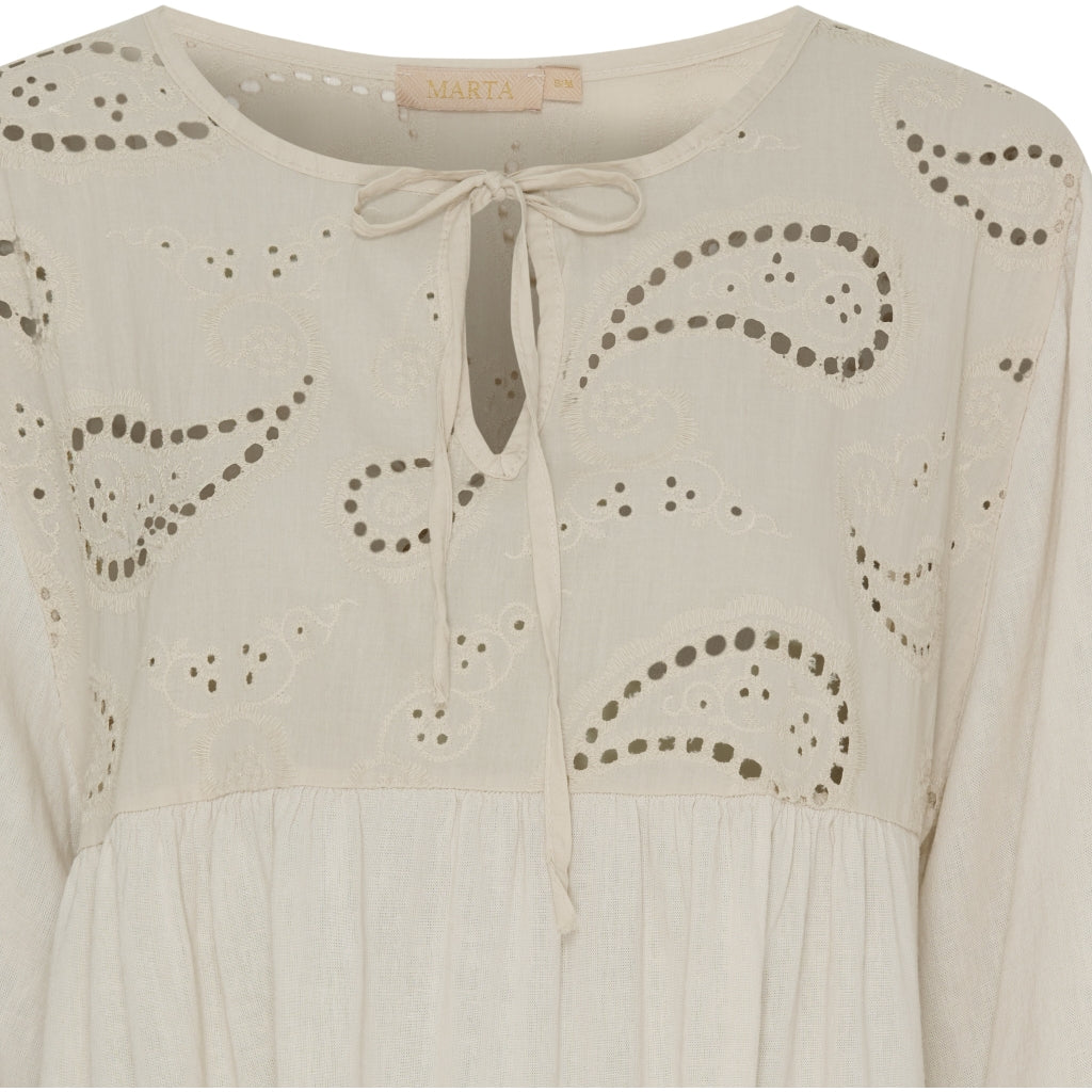 Marta Du Chateau dame bluse MdcCaterina 5616 - Sabbia