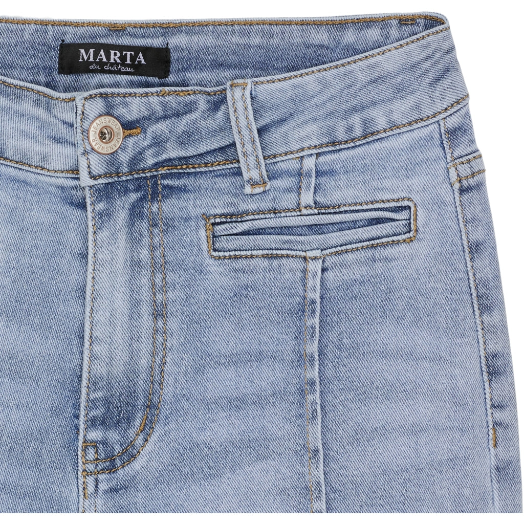 Marta du Chateau dame jeans MdcIrene MDC198-26308 - Blue Denim