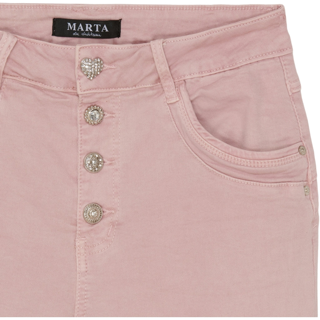 Marta Du Chateau dame jeans Emma 2563-13 - Rose