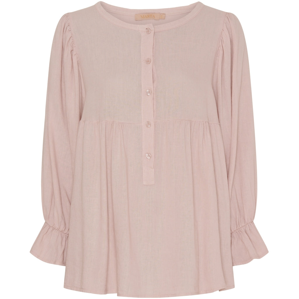 Marta Du Chateau dame bluse MdcCoco 6137 - Cipria rose Udsalg