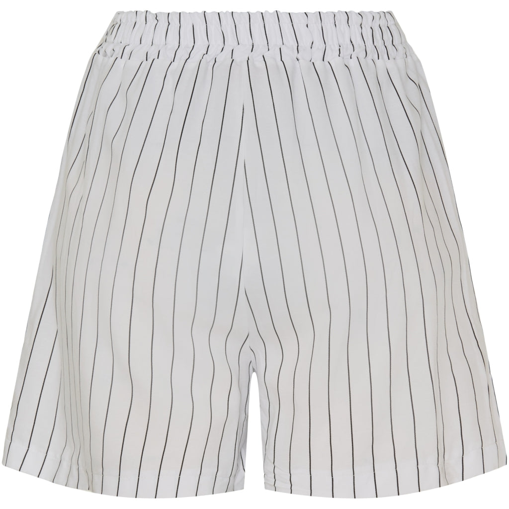 Marta Du Chateau dame shorts MdcZita - White/Black Stripe