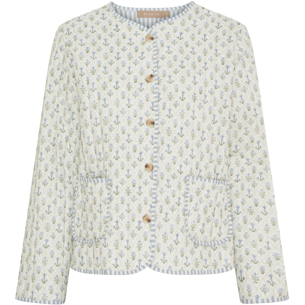 Marta du Chateau dame jakke MdcAvril 86567 - Light blue