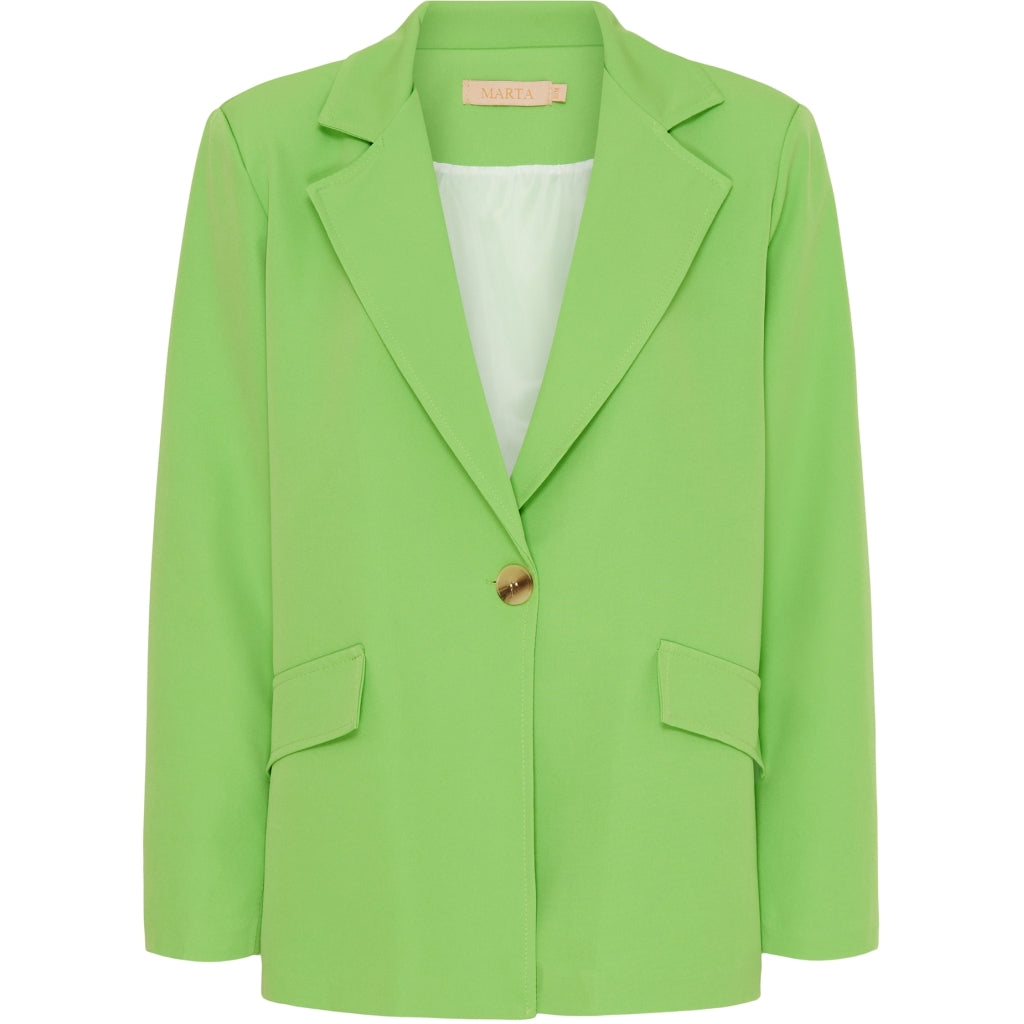 Marta Du Chateau dame blazer 5713 - Apple Green Online Hot Salg