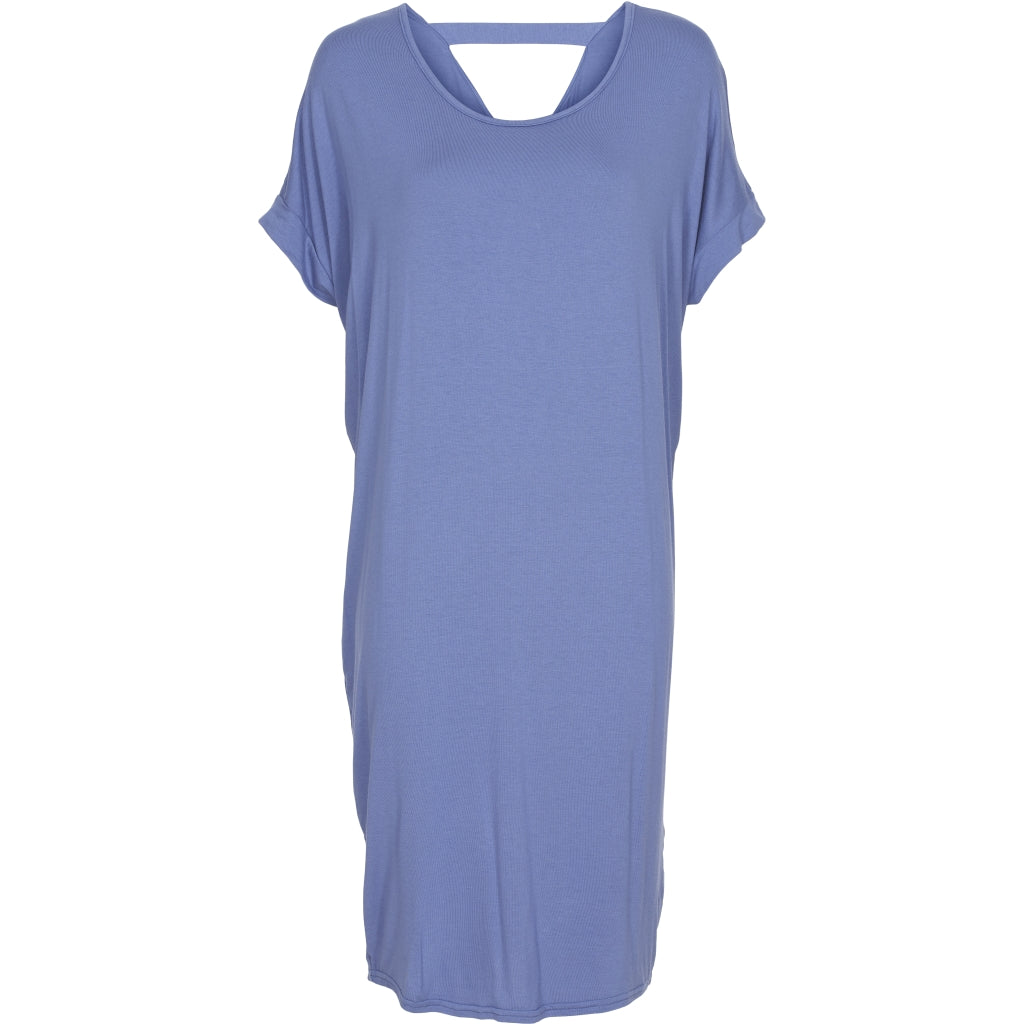Tunika med v-udskæring - Denim Blue