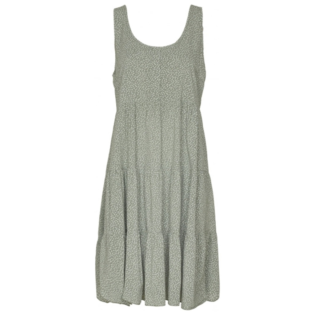 Sommerkjole - Small Flower Military Online Hot Salg