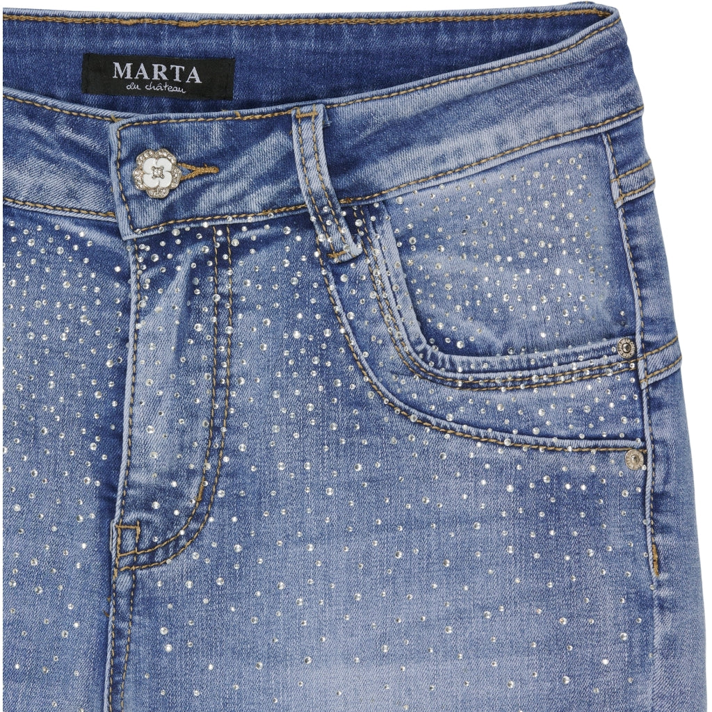Marta Du Chateau dame jeans Emma 2606 - Denimbluedenim