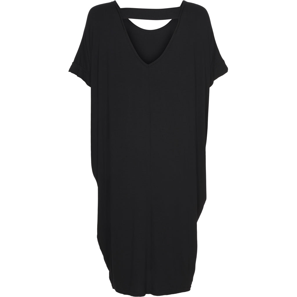 Tunika med v-udskæring - Black