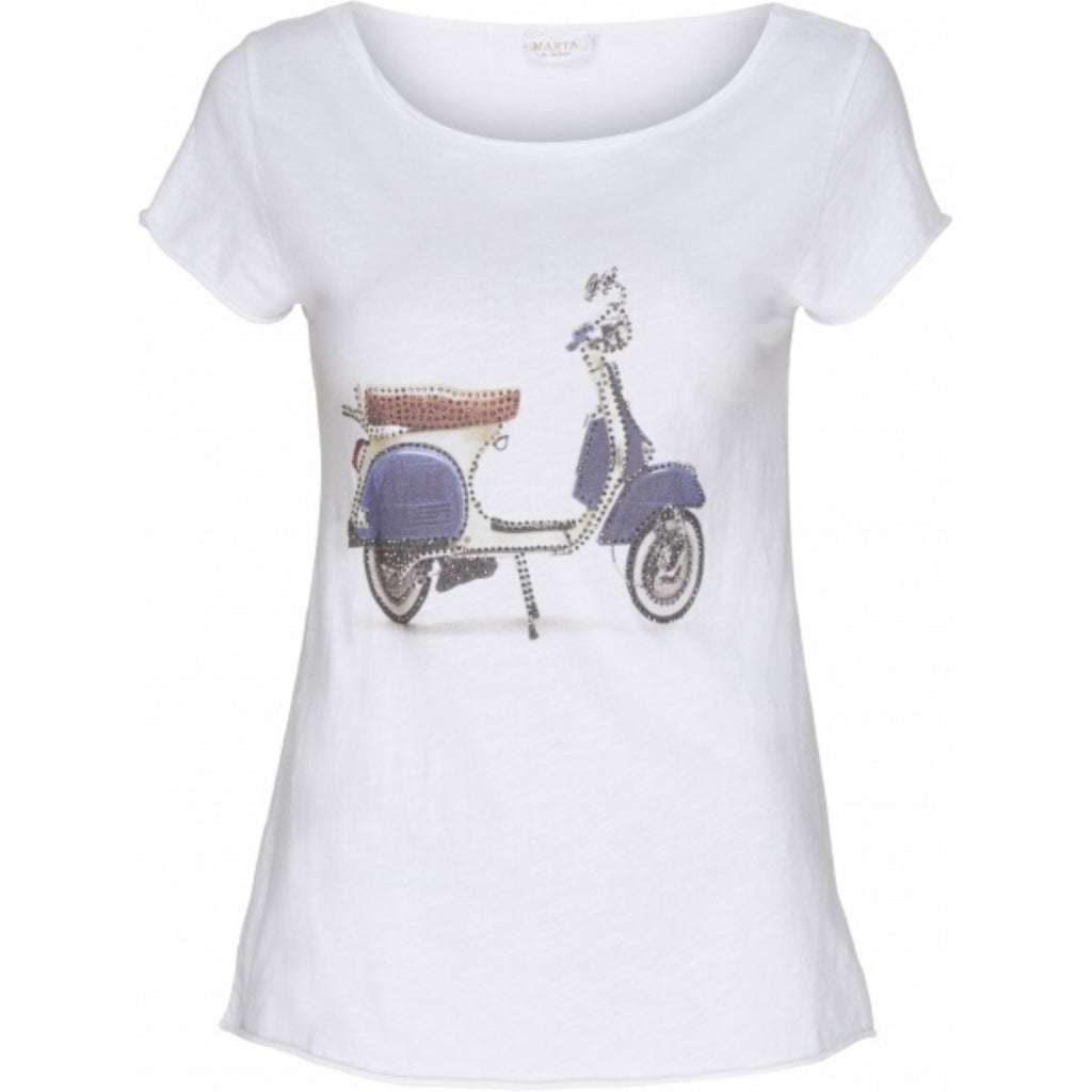 Dame T-shirt 0301B - White