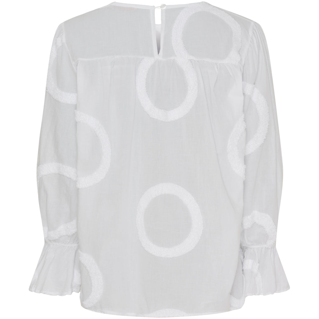 Marta Du Chateau dame bluse MdcVinter - White