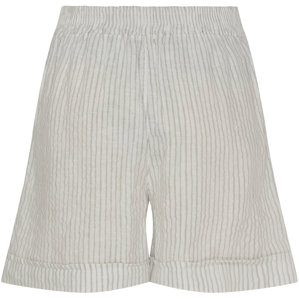 Marta Du Chateau dame shorts MdcSophia - Panna Grey Stripe