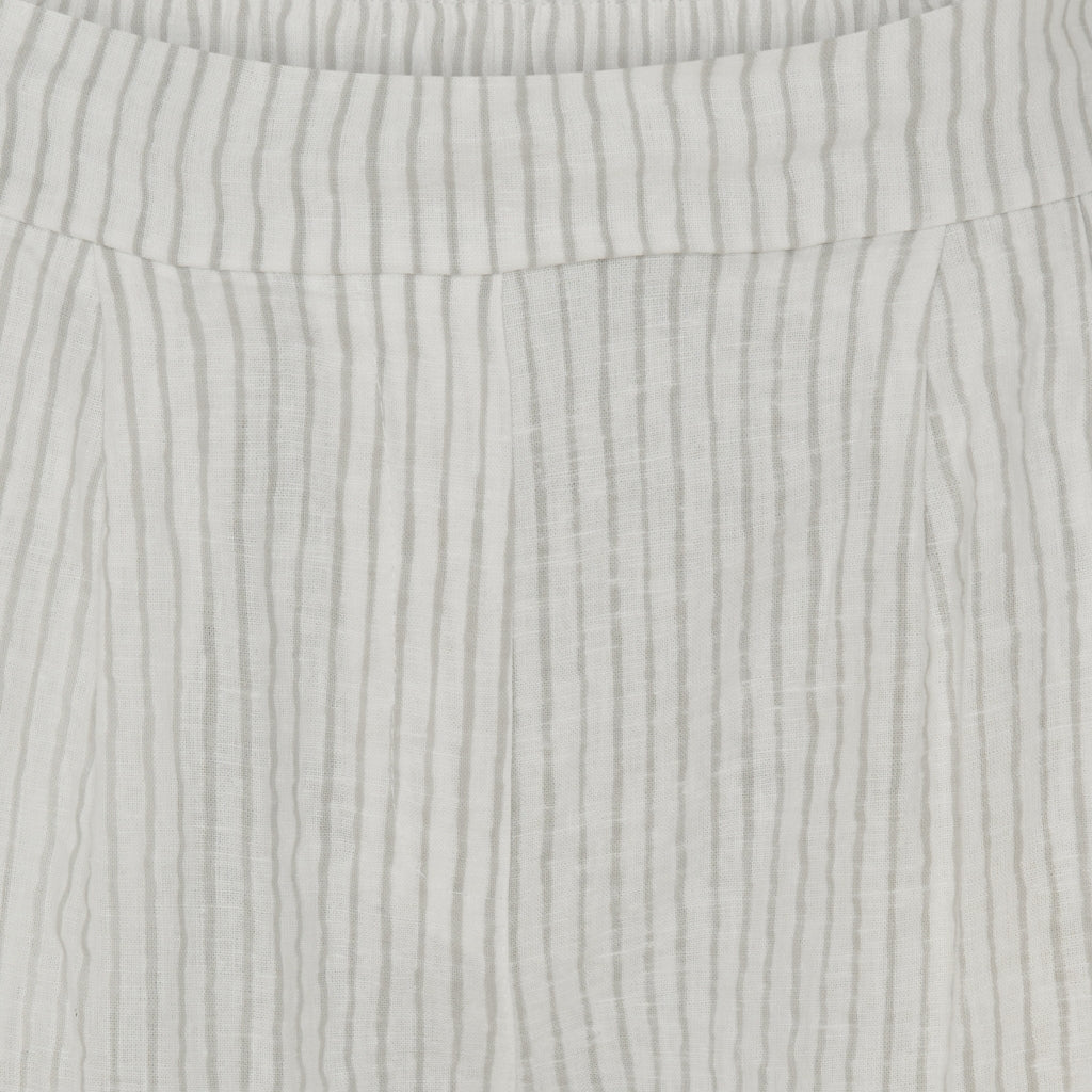 Marta Du Chateau dame shorts MdcSophia - Panna Grey Stripe