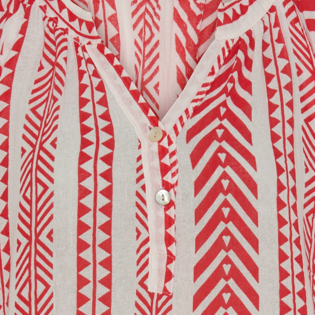Marta Du Chateau dame bluse MdcKairah - Red