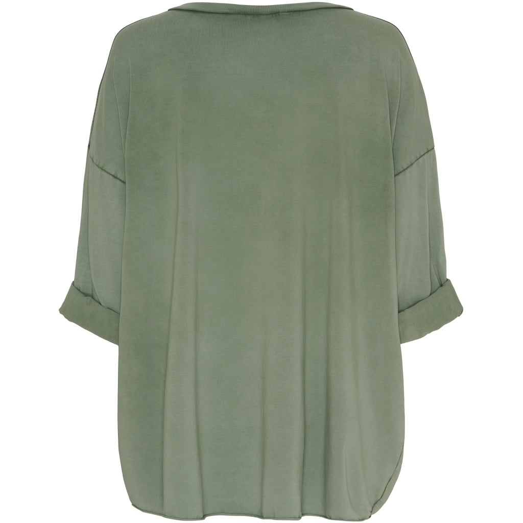 Marta du Chateau dame bluse MdcLora 69294 - Kaki