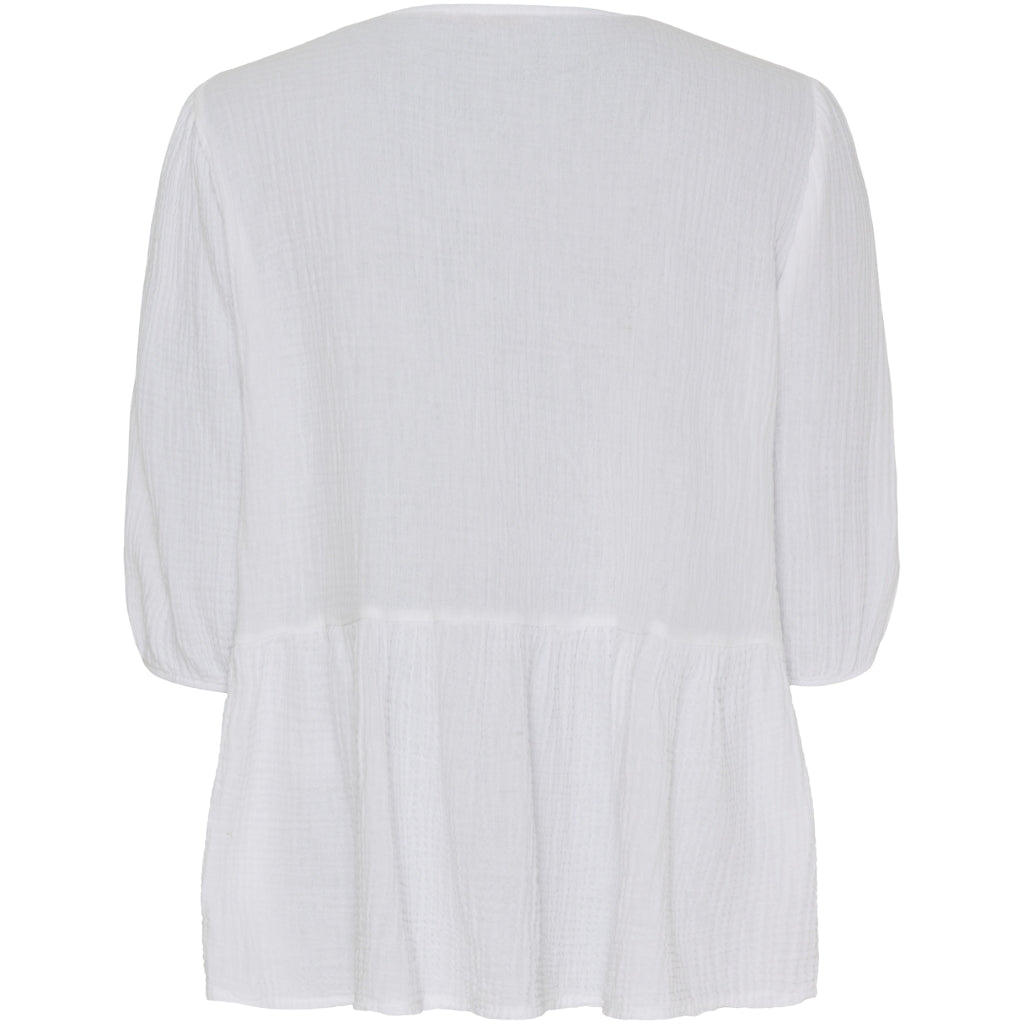 Marta Du Chateau dame bluse MdcAngela - White Online nu