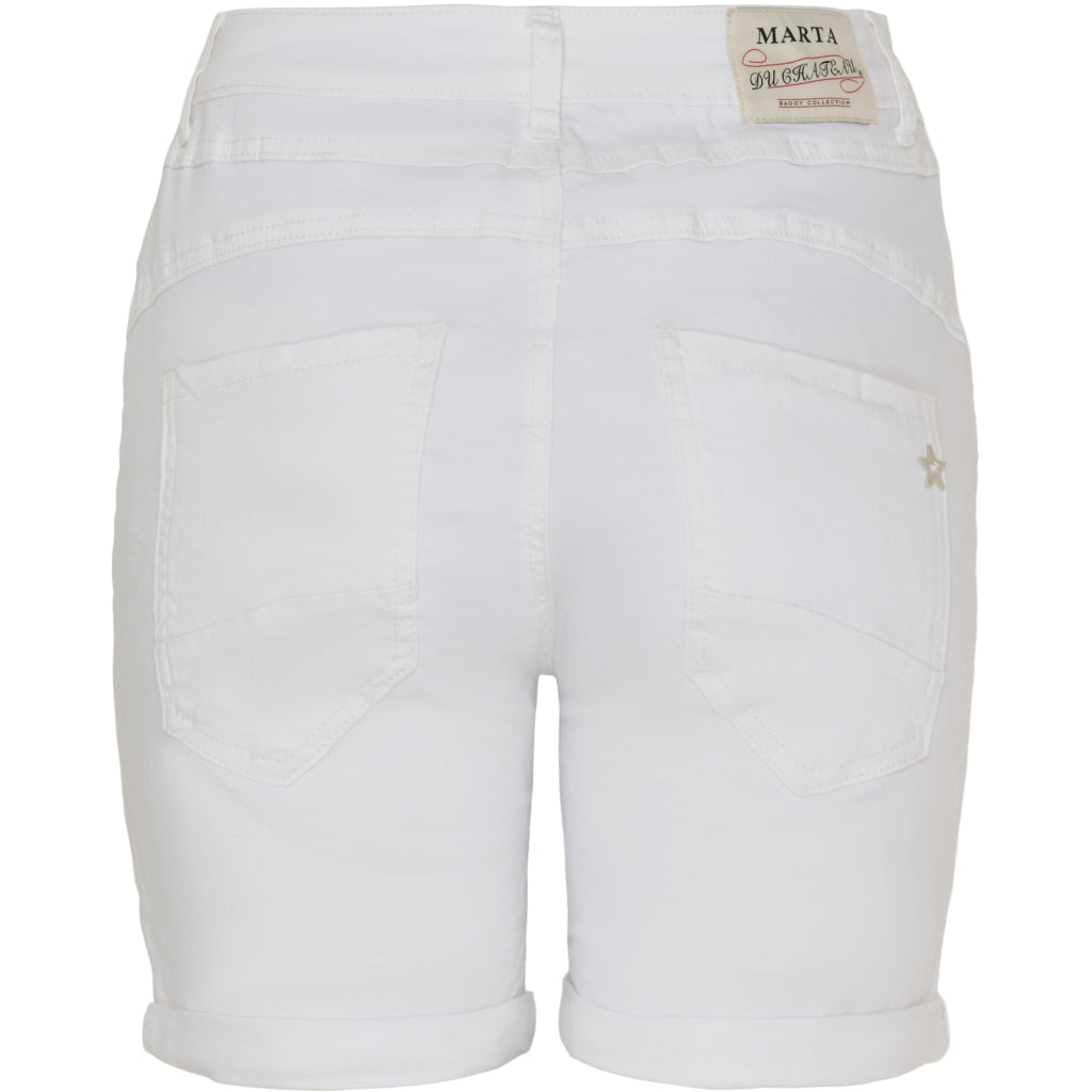 Marta Du Chateau dame shorts MdcSierra - White