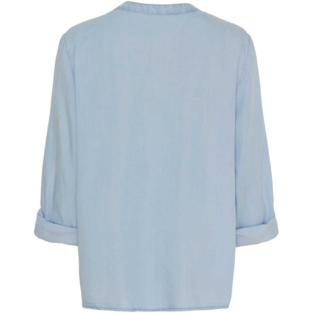 Marta Du Chateau dame bluse MdcFrancesca - Light blue