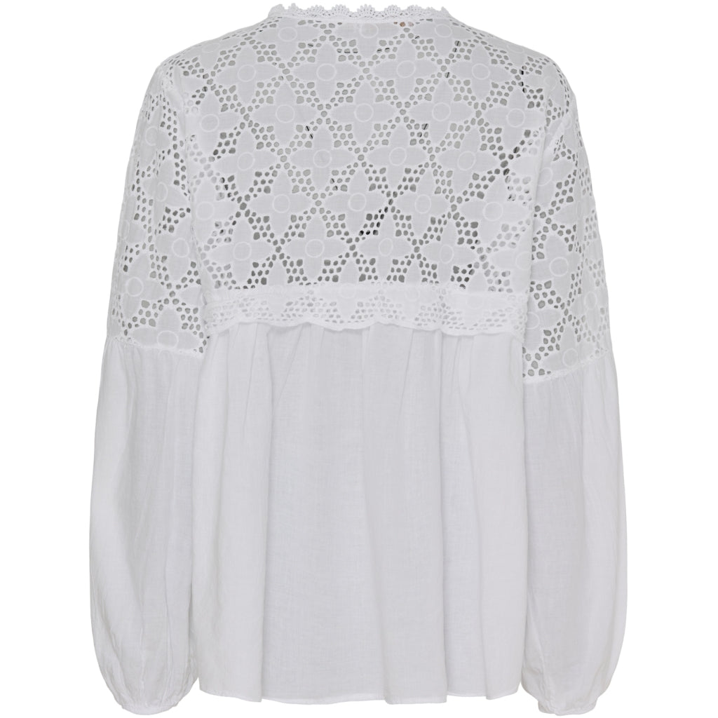 Marta Du Chateau dame bluse MdcAurora - White