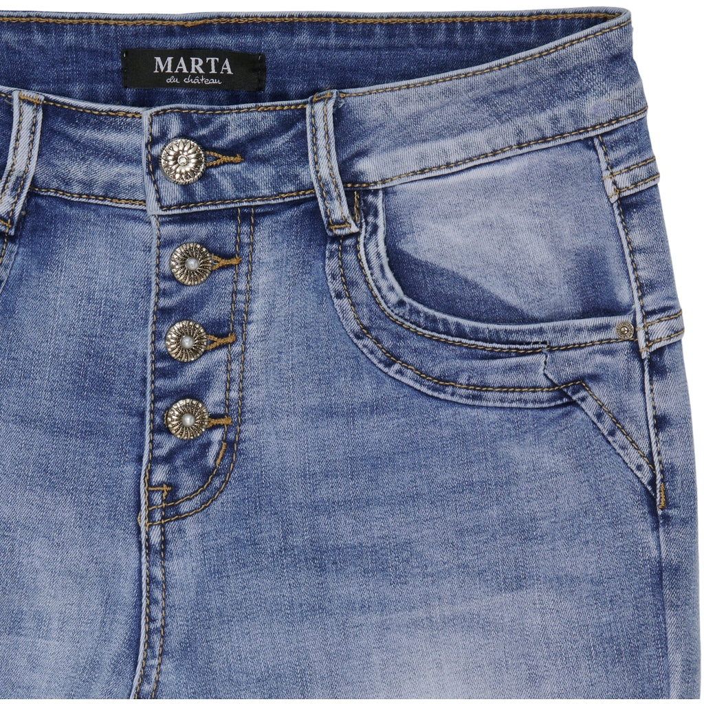 Marta Du Chateau dame jeans Emma 2648 - Denimbluedenim Levere