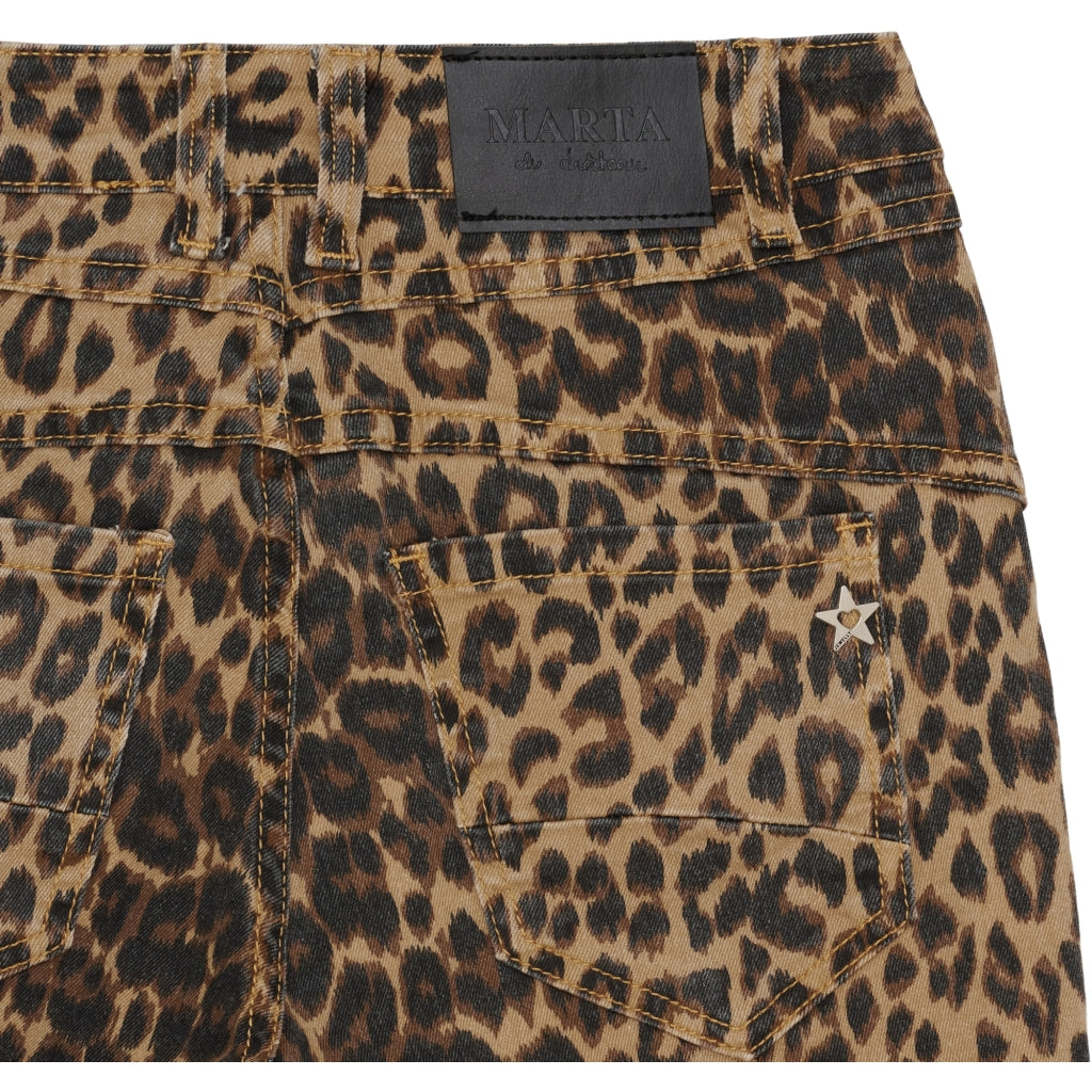 Marta du Chateau dame jeans MdcSilva MDC195-8174 - Leopard